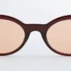 Sonnenbrille mit ovalem Rahmen
