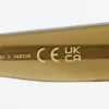Sonnenbrille mit ovalem Rahmen