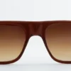 Sonnenbrille mit quadratischem Rahmen