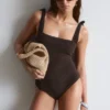 Strandkleid mit strukturierter Schleife