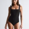 Strandkleid mit strukturierter Schleife