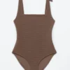 Strandkleid mit strukturierter Schleife