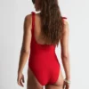 Strandkleid mit strukturierter Schleife