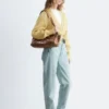 Strick-Cardigan aus Baumwolle mit Rippstrick