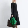 Strick-Cardigan aus Merinowolle mit Rippmuster