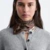 Strick-Cardigan mit Rippbündchen