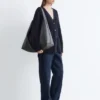 Strick-Cardigan mit Rippbündchen