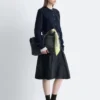 Strick-Cardigan mit Rippbündchen