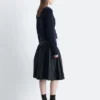 Strick-Cardigan mit Rippbündchen