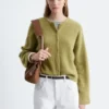 Strickcardigan aus Alpaka-Mischung