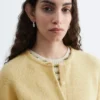 Strickcardigan aus Alpaka-Mischung