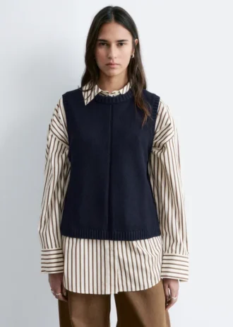 Strickpullover-Weste