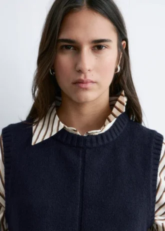 Strickpullover-Weste