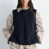 Strickpullover-Weste