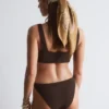Strukturiertes Bikini-Oberteil