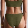 Strukturiertes Bikini-Oberteil