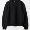 Sweatshirt mit Strassstickerei
