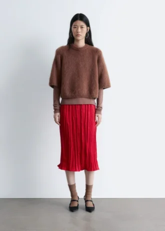 T-Shirt aus Mohair-Mischung