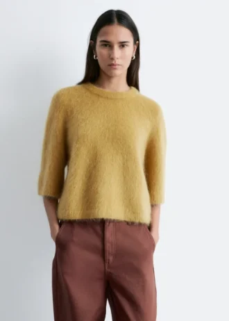 T-Shirt aus Mohair-Mischung