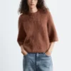 T-Shirt aus Mohair-Mischung