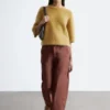 T-Shirt aus Mohair-Mischung