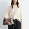 T-Shirt aus Mohair-Mischung