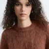 T-Shirt aus Mohair-Mischung