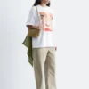 T-Shirt mit übergroßem Aufdruck