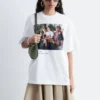 T-Shirt mit übergroßem Aufdruck