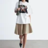 T-Shirt mit übergroßem Aufdruck