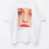 T-Shirt mit übergroßem Aufdruck
