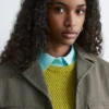 Taillierte Baumwolljacke
