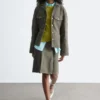 Taillierte Baumwolljacke