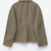 Taillierte Baumwolljacke