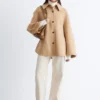 Taillierte Wolljacke