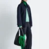 Taillierte Wolljacke