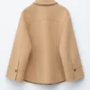 Taillierte Wolljacke