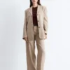 Taillierter Leinen-Blazer