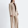 Taillierter Leinen-Blazer