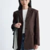 Taillierter Leinen-Blazer