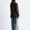 Taillierter Leinen-Blazer