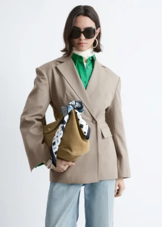 Taillierter Woll-Blazer