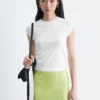 Tailliertes Jersey-T-Shirt