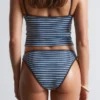 Tankini-Oberteil mit quadratischem Ausschnitt