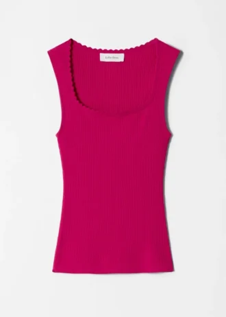 Tanktop aus Rippstrick