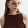 Tanktop aus Rippstrick