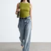 Tanktop aus Rippstrick