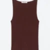 Tanktop aus Rippstrick