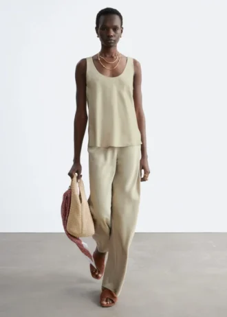 Tanktop mit U-Ausschnitt