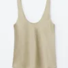 Tanktop mit U-Ausschnitt